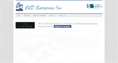 Desktop Screenshot of c-d-enterprises.com